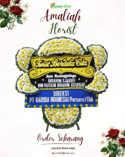 Papan Bunga Duka di Cimandala