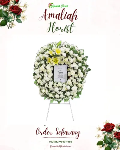 Krans Bunga Duka Cita di Cimandala
